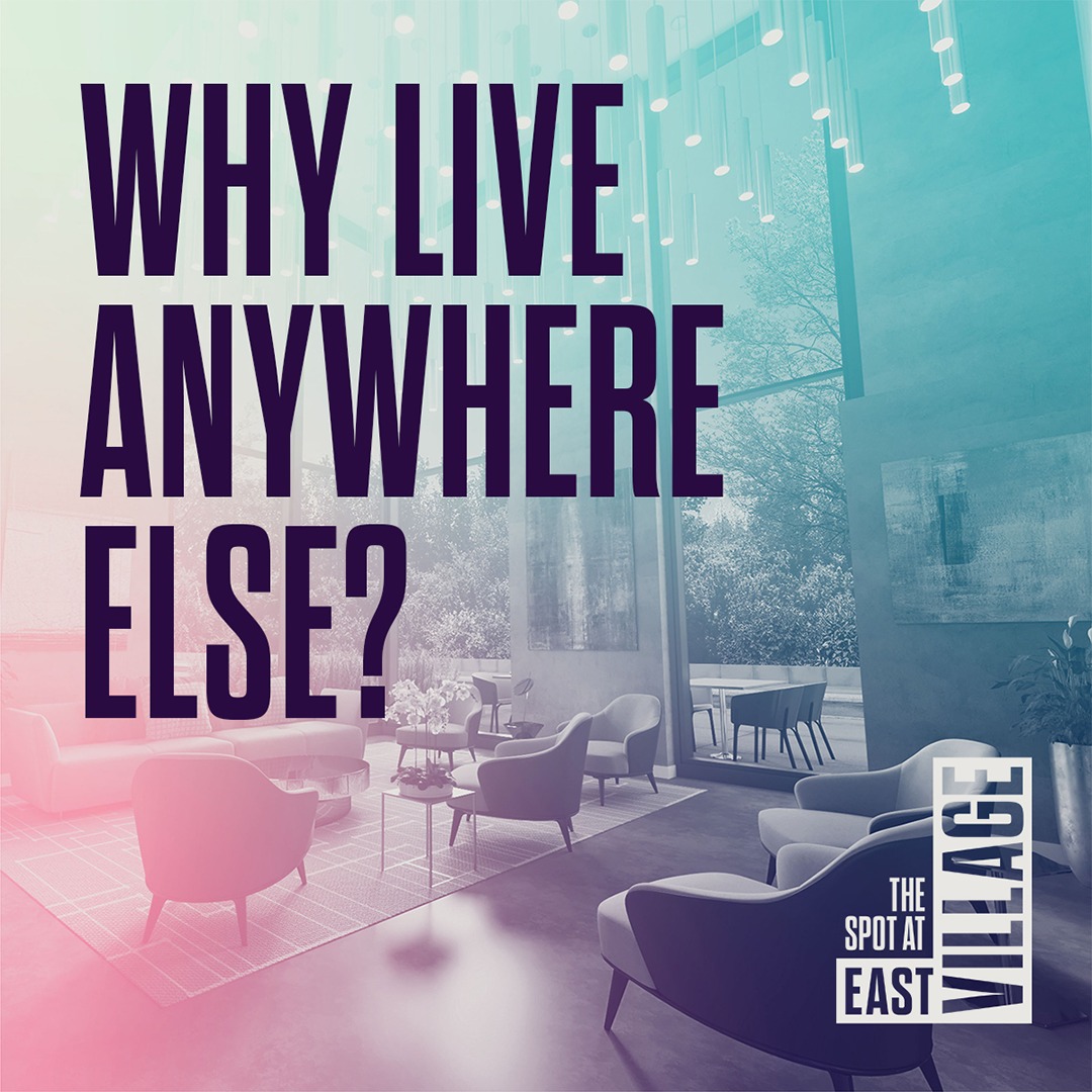 The Spot at East Viilage Instagram post. Why live anywhere else?