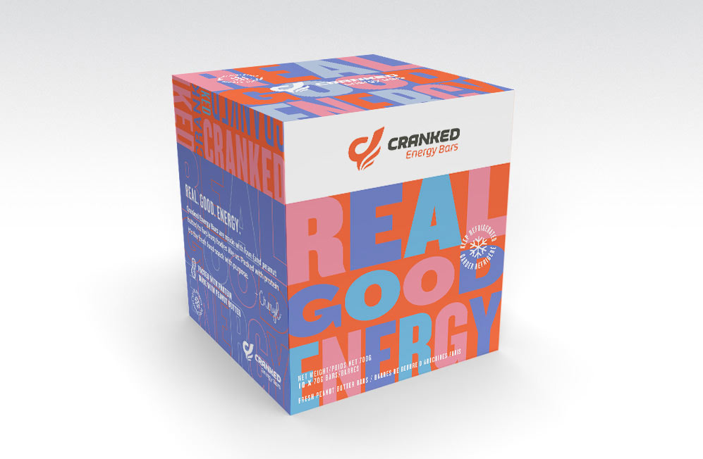 Cranked Energy variety pack carton