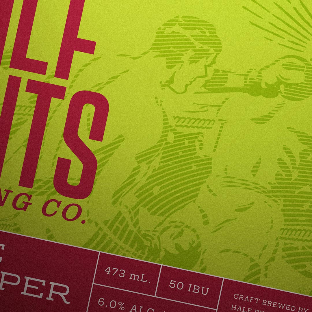 Half Pints Brewing Co. Little Scrapper can label cropped