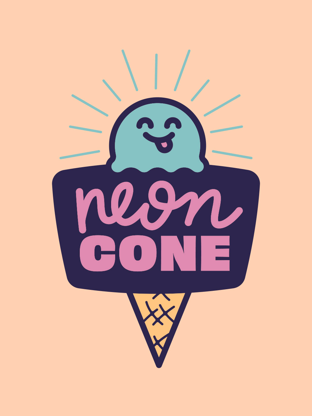 Neon Cone logo