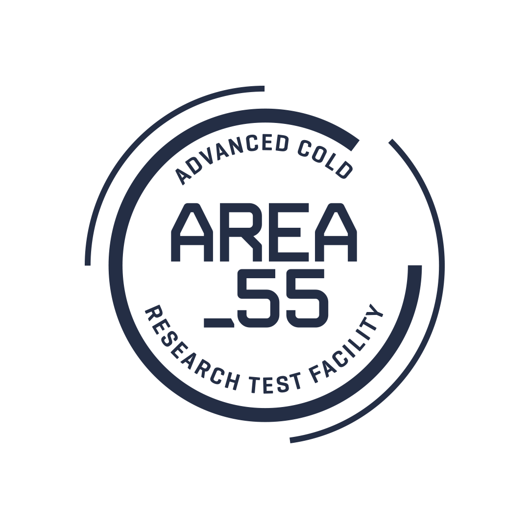 Area 55 Advanced cold research test factory logo